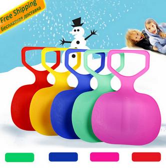 Adult Kids Thicken Plastic Skiing Boards luge adulte Ski Pad Children Snow grass sand Sledge Sled for Winter Sports