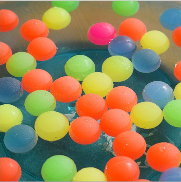 Water toys Float luminous ball elastic ball frosted float balls kid toy watcer sports can hold a twisting machine Beach equipment