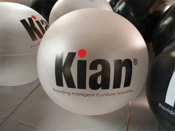Customized design diameter 30cm inflatable beach ball