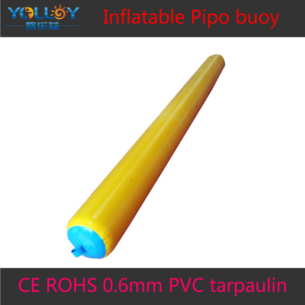 High durable Inflatable pipe buoy 0.22m diameter 3m 4m long or Custom making available