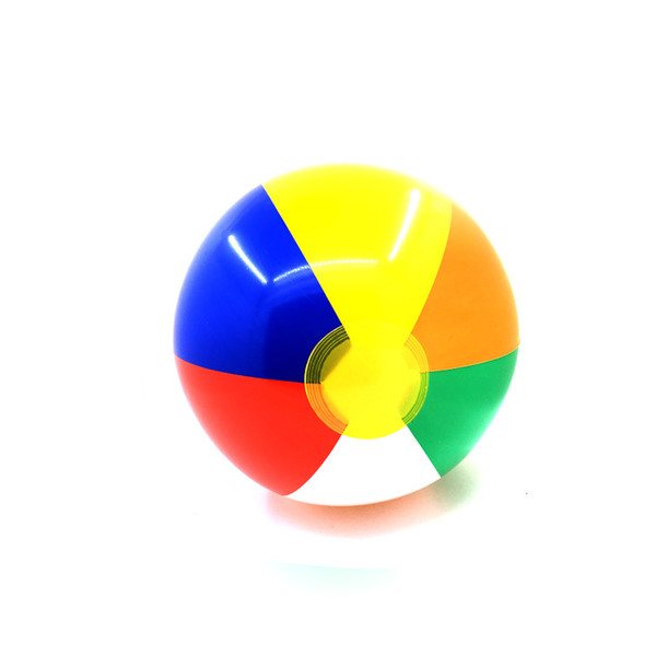 Rainbow Beach Balls Beaches Ball Pool Toys Child Tested Inflatable Beach Balls Air inflation toy Perfect Toys for the Beach Sand Water Toy