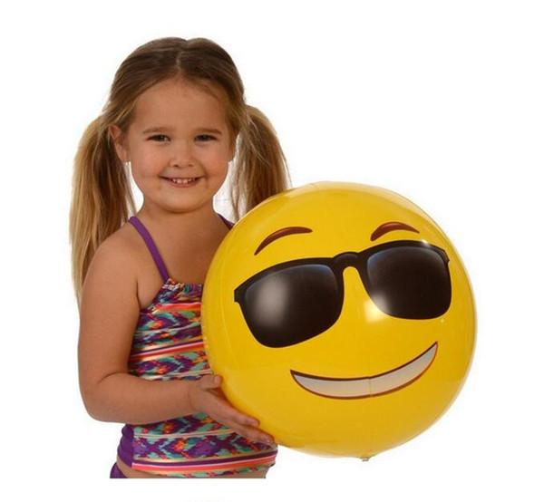 Zorn toys-Emoji Universe Emoji PVC Inflatable Beach Balls Inflatable Ball Pool Outdoor Play Beach Toys Christmas beach ball for kids