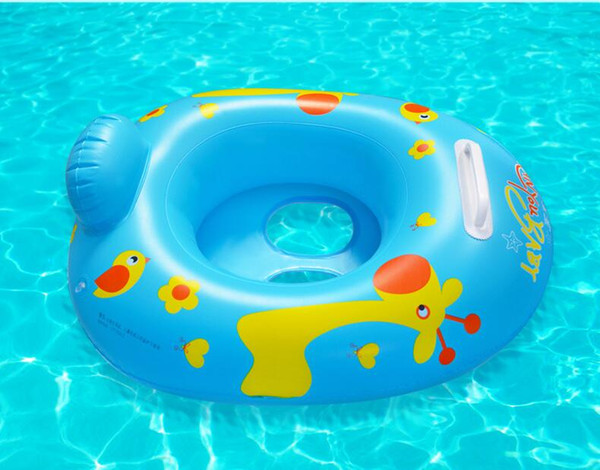 Cartoon Inflatable Swim Float Water Fun Pool Toys Portable Summer Baby Kids Safety Swimming Ring Swim Ring Seat Boat Water Sport