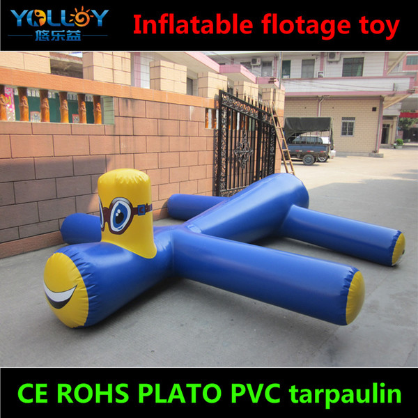 High durable waterpark toy Inflatable Floating Water Birds crocodile clown in PVC tarpaulin with CE ROHS certification