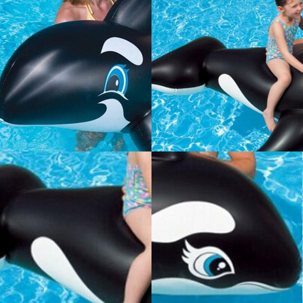 Realistic Whale Mounts Ride Water Inflatable Paddle Mounts Adult Children Play Water Toy Animal Floats Hot Ssle 40dh dd