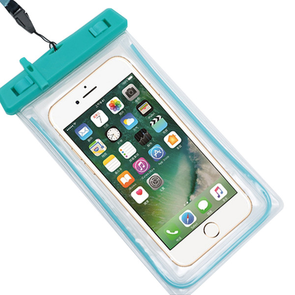 Transparent Mobilephone Pouch Waterproof Cell Phone Case 6.0