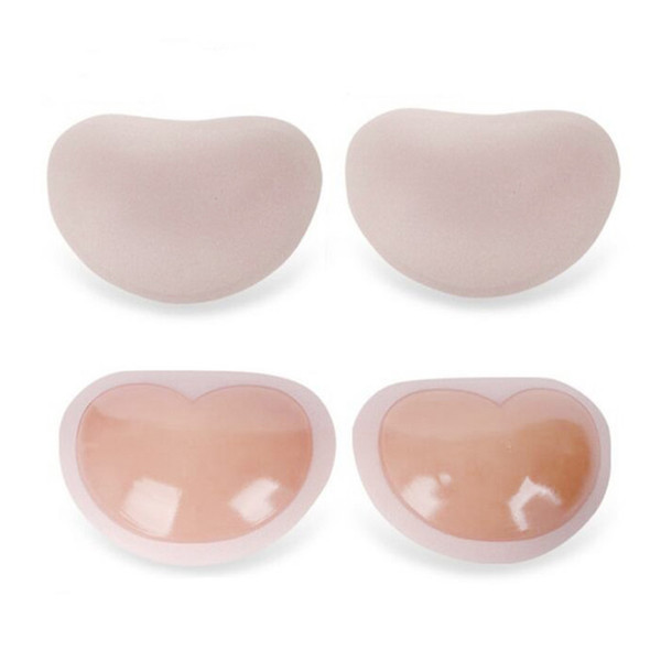 2019 Bikini Push Up Padded Swimsuit Bikini Small Bust Thicker Breathable Sponge Bra Pad Invisible Paste Padding Dropshipping