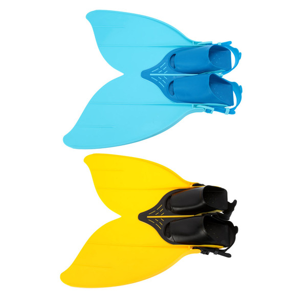 Teen Teenager Professional Scuba Diving Fins Mermaid Swim Fin Diving Monofin Swimming Foot Flipper Snorkeling Shoes Equipment