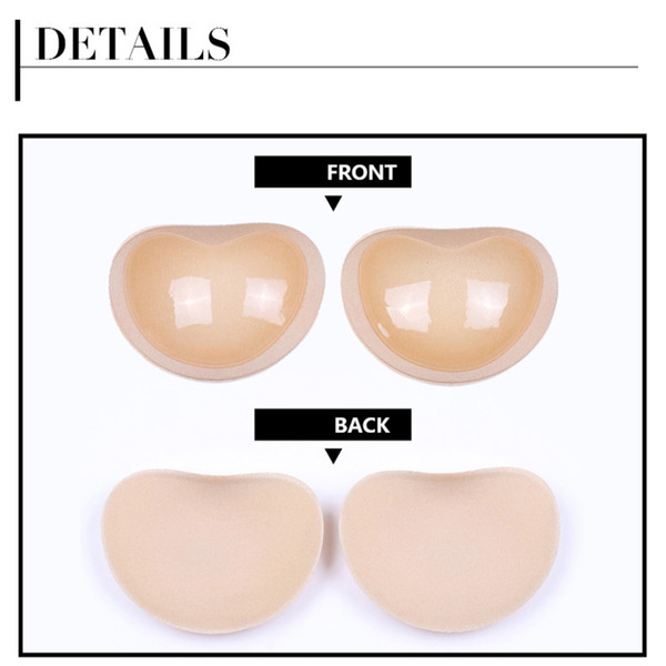 2019 NEW Bikini Push Up Padded Swimsuit Bikini Small Bust Thicker Breathable Sponge Bra Pad Invisible Paste Padding Dropshipping
