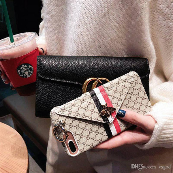 Tide Honeybee Handbag Shape Cell Phone Cases Fashion 2 Colors Phone Shells For Iphone X 6 6sp 7/8 7p/8p