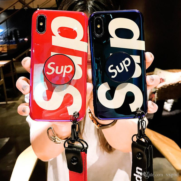 Tide Blu Ray S Letter Cell Phone Cases Fashion 2 Colors Phone Shells For Iphone X 6 6sp 7/8 7p/8p