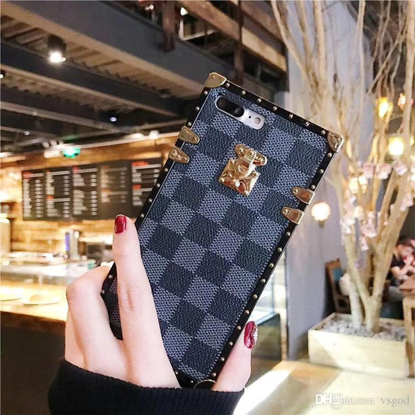 2019SS INS Best Selling 3 Colors Golden Edge Cell Phone Cases Fashion Phone Shells For Iphone X 6 6sp 7/8 7p/8p