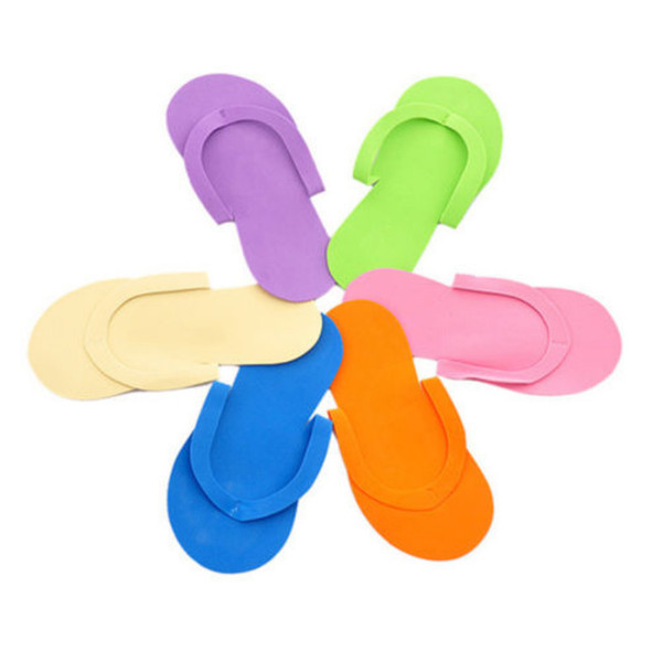 EVA Foam Slipper Salon Spa Pedicure Disposable Slippers 27*11.5cm Beach Flip Flops Beauty Slipper 2pcs/Pair OOA5358