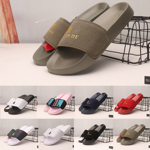 Hot Sale-Summer Leadcat Slide Sandal Shoes For Men Women Youth Slipper Casual Athletic Sneaker Indoor Or Outdoor Flat Heel Beach Flip Flops