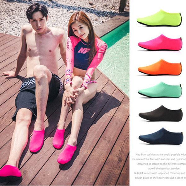Beach socks Breathable Surfing Socks Water Sports Scuba Diving Socks 5 Colors Swimming Snorkeling Non-slip Seaside Beach Shoes