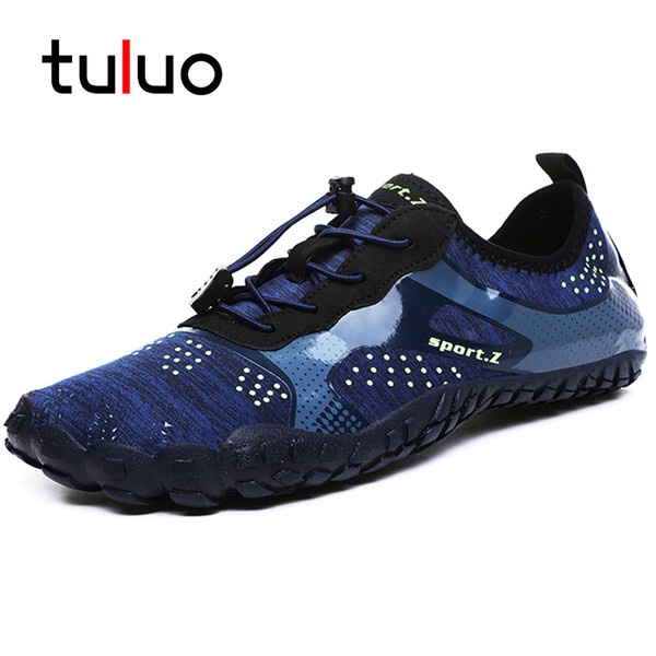 TULUO Unisex Summer Water Shoes Men Women Barefoot Breathable Quick Drying Non Slip Beach Swimming Man Sneakers Lover Yoga Shoes