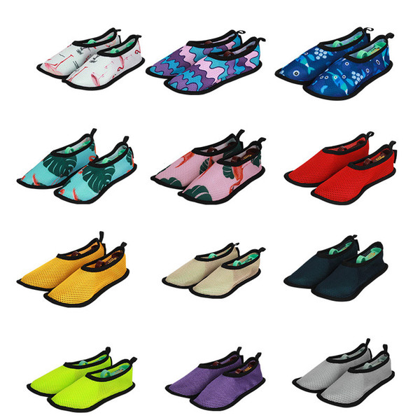 Soft Swimmg Diving Shoes Kids Adult Fashion Quick Drying Skin Sticking Water Sports Socks Summer Seaside Shoes