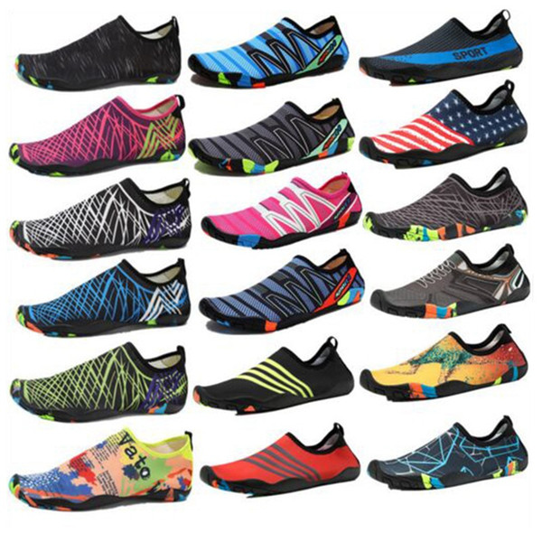 33 styles Mens shoes Quick Dry Beach Socks Shoes Barefoot Beach Surf Pool Swim Yoga Aerobics for women and men
