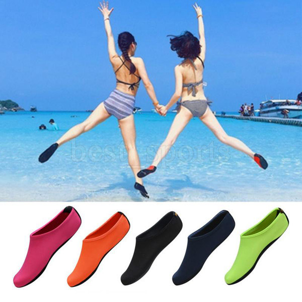 Water Sports Scuba Diving Socks 5 Colors Swimming Snorkeling Non-slip Seaside Beach Shoes Breathable Surfing Socks OOA5248