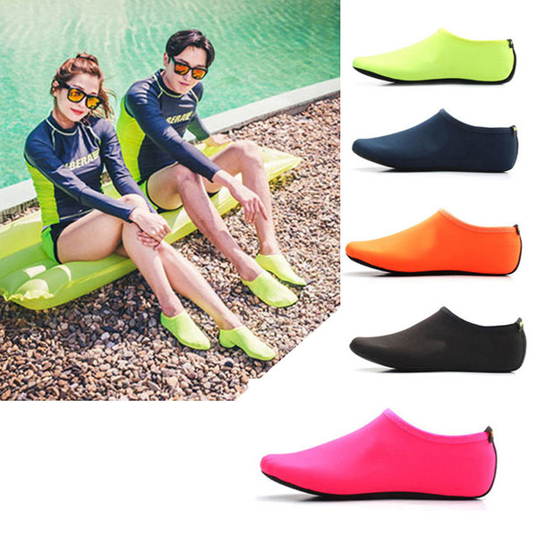 Durable Sole Barefoot Water Skin Shoes Water Sports Diving Aqua Socks Beach Pool Sand Swimming Yoga Aerobics Sock Shoes