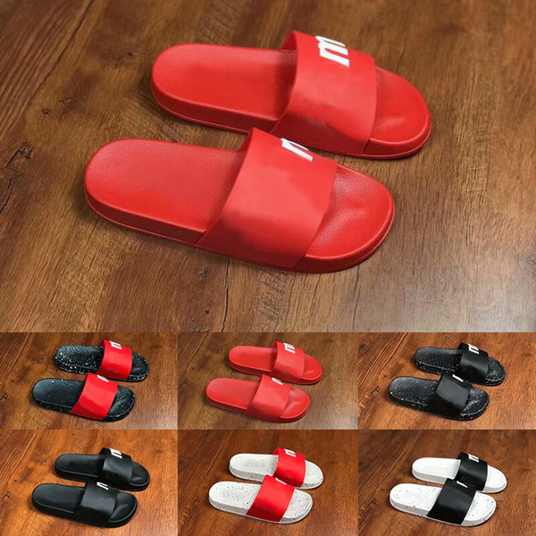 High Quality Men Women Designer Shoes Fashion Luxury Ladies Mens Sandals Wide Flat Slippery Slipper Flip Indoor Outdoor Casual Shoes