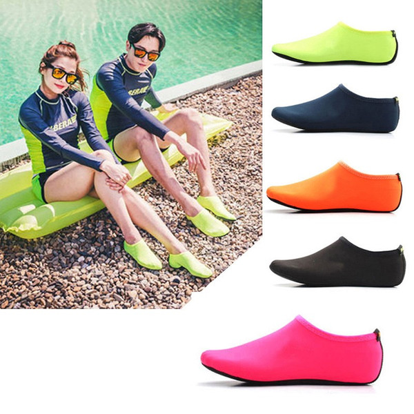 Durable Sole Barefoot Water Skin Shoes Water Sports Diving Aqua Socks Beach Pool Sand Swimming Yoga Water Aerobics Sock Shoes