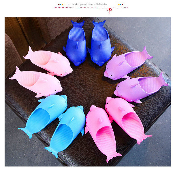 Baby dolphin flip flop 2019 summer Fashion Kids Slipper children girls boys shoes Beach sandals MMA1618