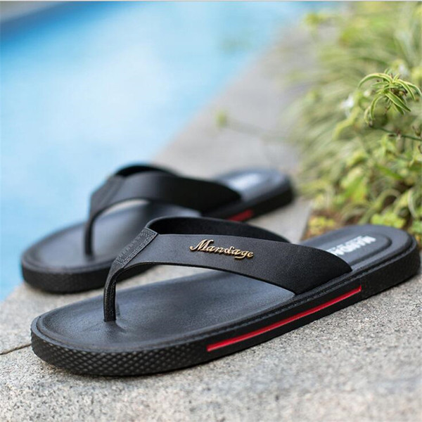 Teenagers Trendy Solid Beach Shoes Fashion Pattern Simple Designer Crok Slippers Holiday Casual Wade Water Flip Flop