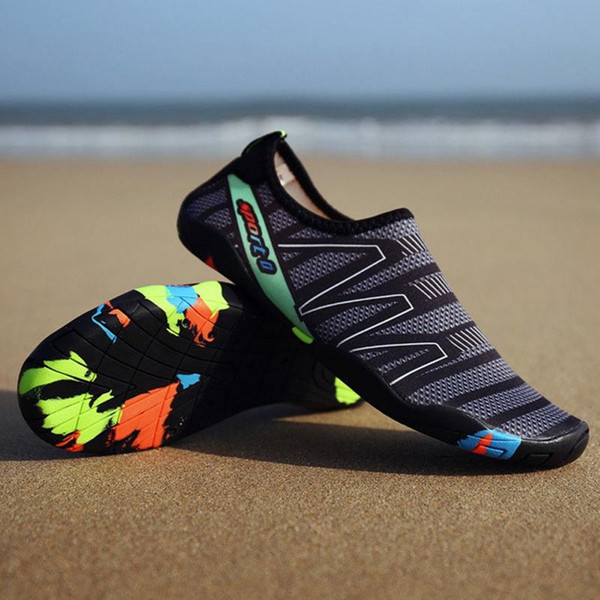 Unisex Sneakers Swimming Shoes Water Sports Aqua Seaside Beach Shoe Surfing Slippers Upstream Light Athletic Shoes for Men Women