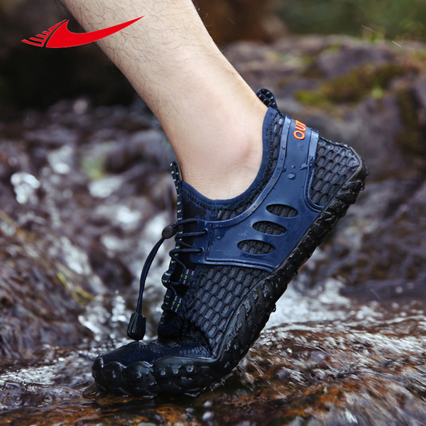 Beita Unisex Sneakers Water Shoes Men Barefoot Outdoor Beach Sandals Upstream Aqua Shoes Quick Dry River Sea Diving Swimming Big