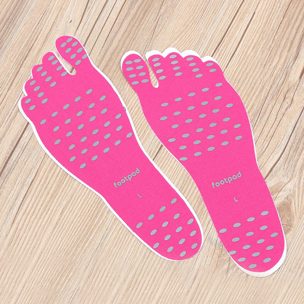 Beach Invisible Stickup Foot Insole Waterproof Protective Socks Pad Thermal Insulation Anti slip Nakefit Stick on Soles Foot Pad Insole