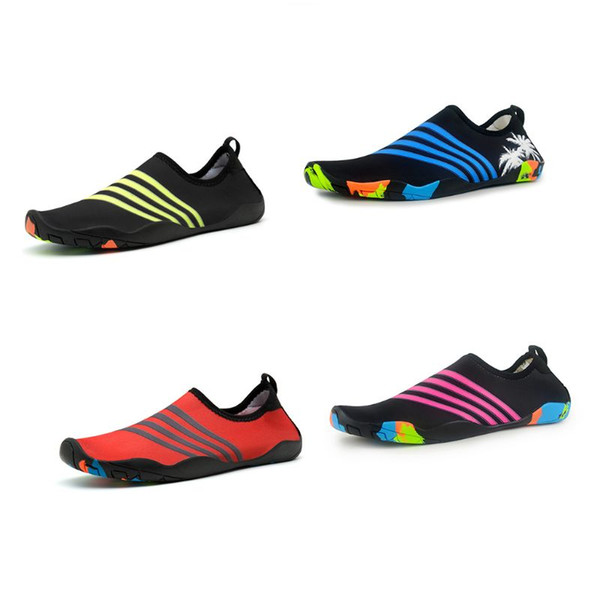 1 Pair Unisex Thin Stretchy Diving Outdoor Sports Shoes Flexible Breathable Anti Slip Socks Surfing Yoga Waterproof Lightweight