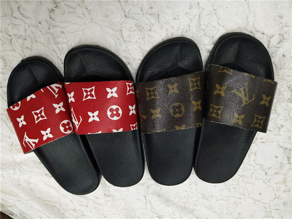 2019 NEW slipper Gear bottoms mens striped sandals causal Non-slip summer huaraches slippers flip flops slipper BEST QUALITY free shipping