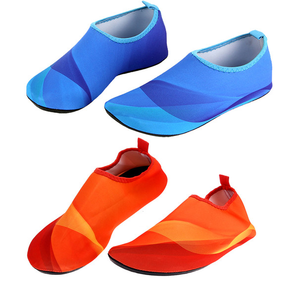 1 Pair Unisex Lightweight Summer Non-slip Aqua Beach Shoes Diving Socks Outdoor Pool Water Sport Shoes Swimming Fins M-3XL