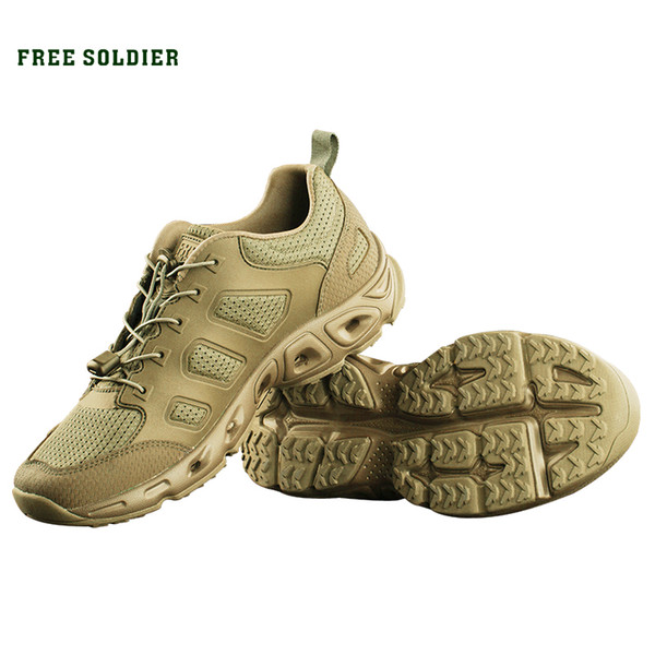 FREE SOLDIER outdoor sports camping hiking tactical upstream shoes breathable quick-drying shoes for men