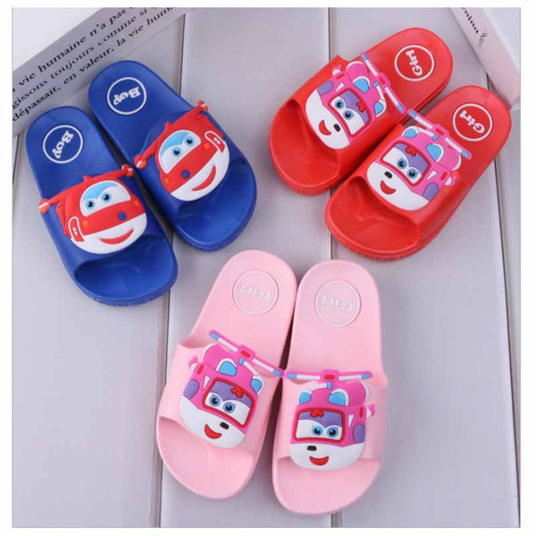 New Brand Cartoon Printing Kid Slippers Home Shoes Beachslippers Breathable Anti-skid Beach Shoes Children's Shoes High Quality