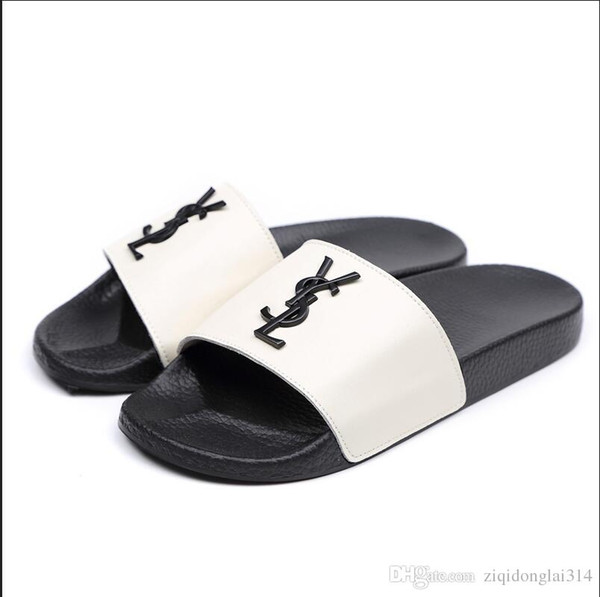 Designer Slippers New Brand Letters Desinger Slides Mens Flip Flops Summer Fashion
