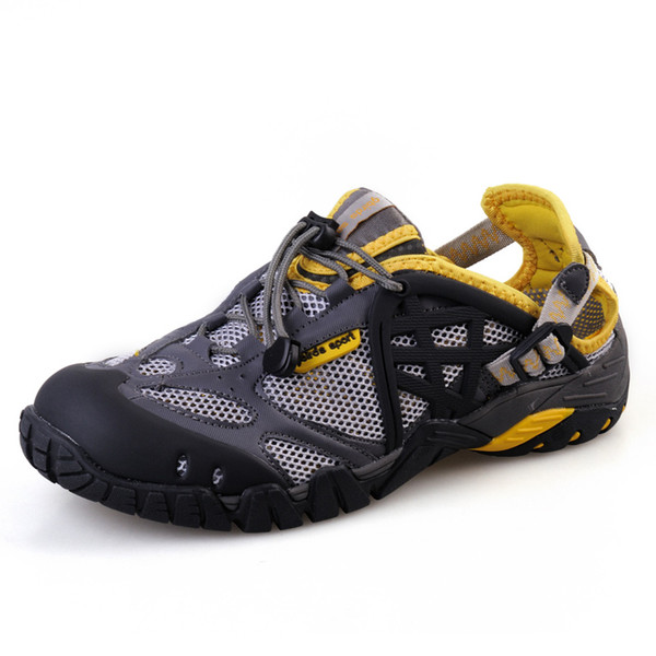 Summer Outdoor Hiking Aqua Water Shoes Men Women Quick Drying Upstream Wading Sandals Anti-skid Hiking Clamping Sports Shoes Man