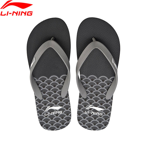 Li-Ning Men Beach & Outdoor Sandals Breathable Wearable Slippers LiNing Light Leisure Sneakers Sport Shoes ALSN007 XMT280