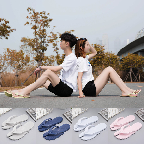 2019 New Arrivals Summer Portable Folding Flip-Flops Flat Men Beach Shoes Women Outdoor Slippers Water Shoes Pantofole per uomo