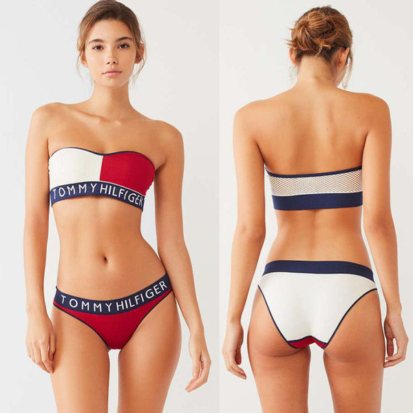 Designer Swimwear Women Bikni Tom Bandage Sexy Bathing Suits Sexy with pad One-pieces Swimsuit