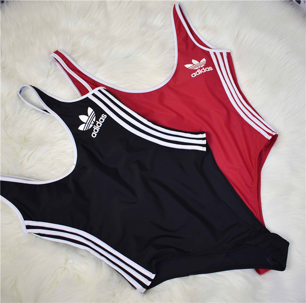 Designer Bikini Women Swimwear AD Letter Swimsuit Bandage Sexy Bathing Suits Sexy pad One-piece Swimsuits