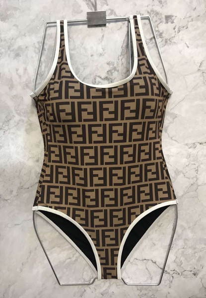The Newest FF Designer Swimwear Fashion Bikini Swimwear For Women New Swimsuit Bandage Sexy Bathing Suits Sexy One-piece Swimsuits