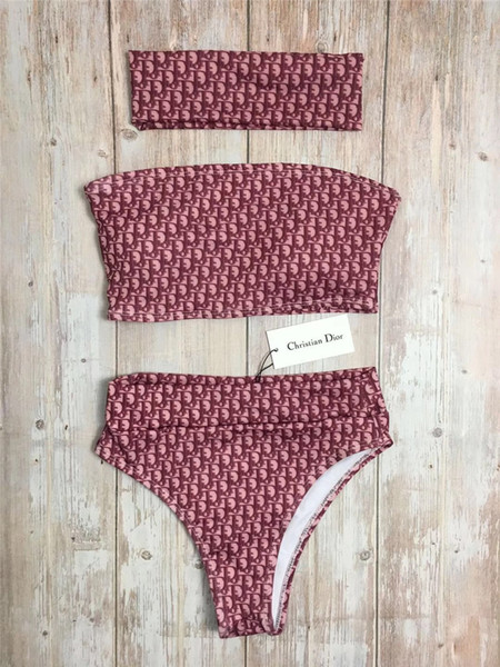 Designer Bikini Women Swimwear DR Swimsuit Bandage Sexy Bathing Suits Sexy Three-piece Fashiion With Headband Swimsuits