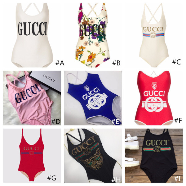Padded 9 Styles Designer Bikini Women pink Swimwear G Letter Bandage Sexy Bathing Suits Sexy ONE pieces Swimsuit