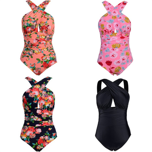 Oversized Summer Bikini For Women Overlapping Cover Up Belly Swimsuit Printing 7 Colours Swimwear Multi Sizes Sexy Comfortable 42gm D1
