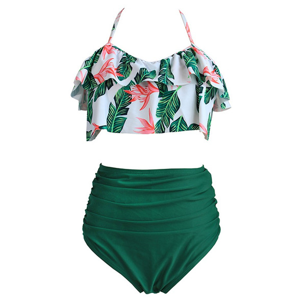 High Waist Bikini Sexy 3XL Female Swimsuit 2019 Plus Size Swimwear Women Brazilian Push Up Bikinis Set Swimming for Bathing Suit