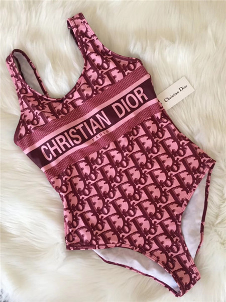 D Letter Sexy Bikini Brand Bikini Swimwear for Women Bathing Suit Beachwear Summer one piece Sexy Lady Swimsuit GU07