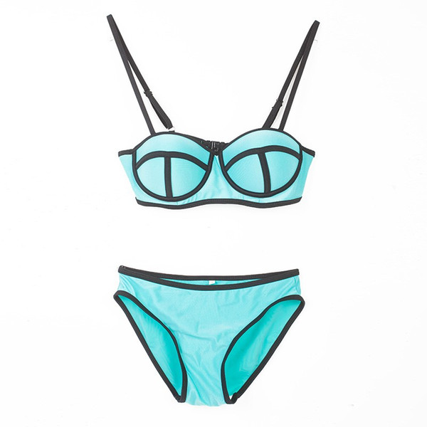 Sexy Bikini Swimwear Women New Low waist push up Swimsuit Bikini Set Beach Bathing Suits muti color S-XL