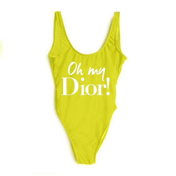 19ss New Luxurious Brand DR siamese swimwear Sexy Bikini Swimwear for Women Bathing Suit Fashion Backless Swimwear for Lady Girl Bikinis set